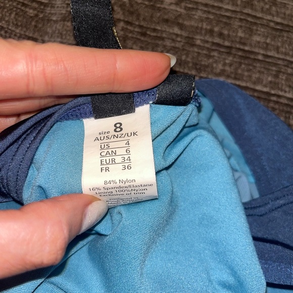 EUC Nip Tuck Blue One-Piece Swimsuit- size 4 - Picture 6 of 7